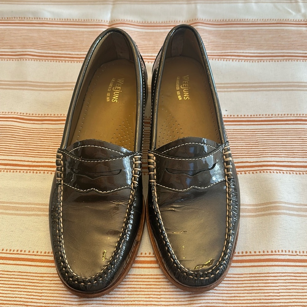 Patent leather Bass & Co loafers